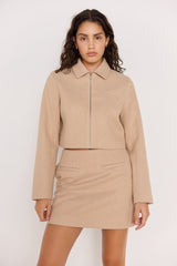 MINKPINK VALERIA CROP JACKET