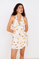 MINKPINK CARMEN HALTER ROMPER