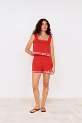 MINKPINK AMAYA EMBRIODERED SHORTS