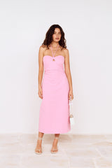 MINKPINK GAIA HALTER MIDI DRESS