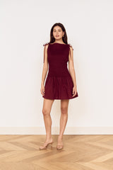 MINKPINK LOLA SHIRRED MINI DRESS