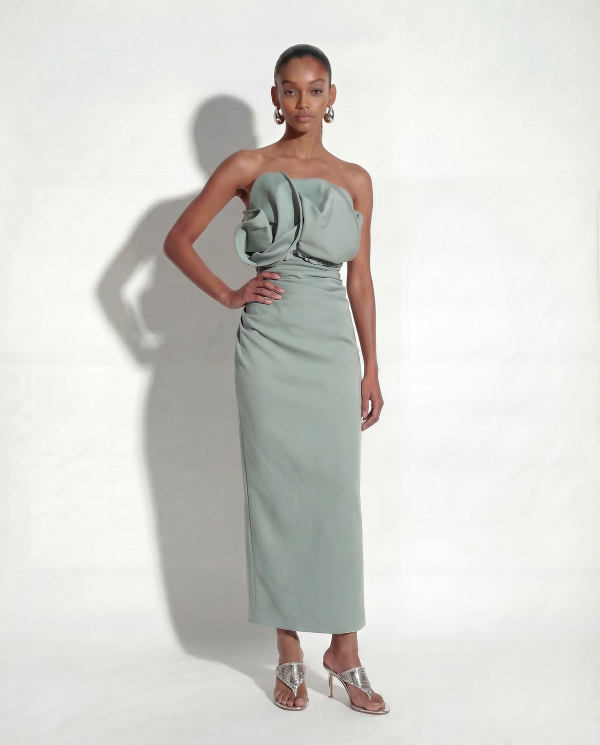 ELLE ZEITOUNE MILES STRUCTURED DRESS