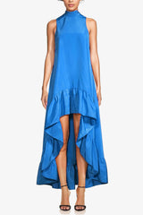 BADGLEY MISCHKA HIGH LOW TAFFETA GOWN