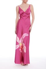 ONE 33 SOCIAL TWIST BODICE A LINE GOWN