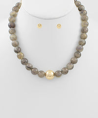 GS BEADED COLORED NECKLACE