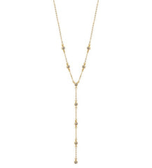 GS RHINESTONE CHAIN Y SHAPE NECKLACE SET
