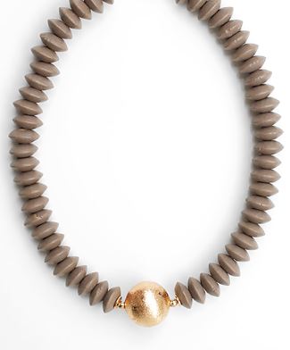 GS WOODEN BEAD CHOKER