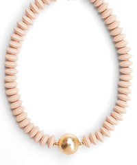 GS WOODEN BEAD CHOKER