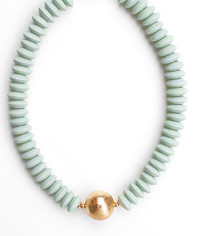 GS WOODEN BEAD CHOKER