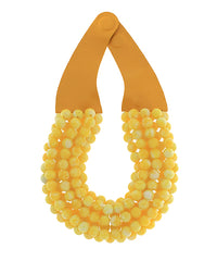 GS AGATE BALL BEADED NECKLACE