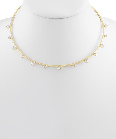 GS BRASS CRYSTAL STATION CUFF