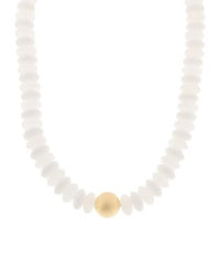 GS METAL & COLOR BEAD NECKLACE