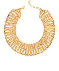GS VINTAGE TEXTURED BAR LINK NECKLACE