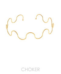 GS WAVY OPEN CHOKER