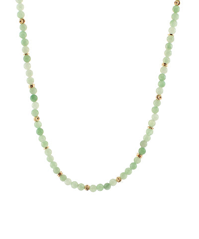 GS SEMI STONE BEAD NECKLACE