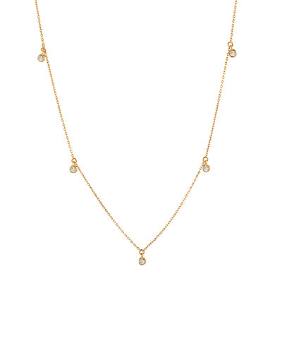GS CZ STATION NECKLACE