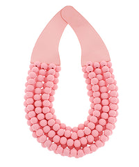 GS WOOD BEAD NECKLACE