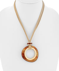 GS ACETATE CIRCLE PENDANT