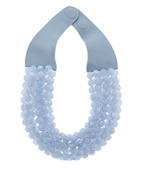 GS AGATE BALL BEAD NECKLACE