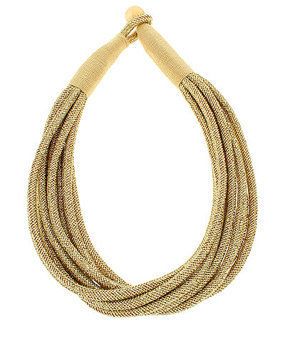GS 5MM 8ROW LAYERED ROPE NECKLACE