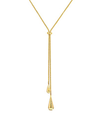 GS END TEARDROP SLIDER Y NECKLACE