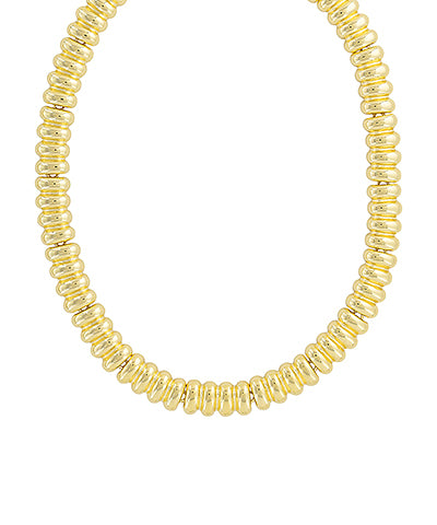 GS LINKED OVAL NECKLACE