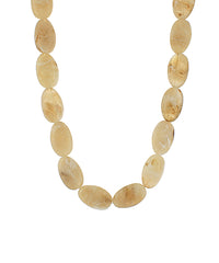 GS ACRYLIC OVAL NECKLACE