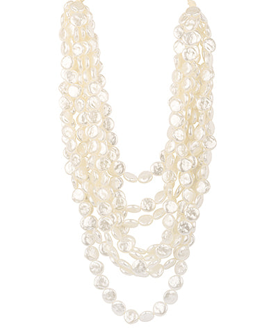 GS COINPEARL MULTI LAYERED NECKLACE