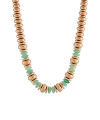 GS RONDELLE BEAD STATEMENT NECKLACE