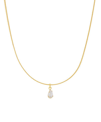 GS PEARL TEARDROP NECKLACE