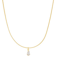 GS PEARL TEARDROP NECKLACE