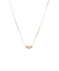 GS 5 PAVE CZ RONDELLE RING NECKLACE