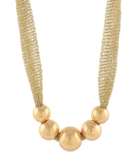 GS 5 BALL MESH NECKLACE