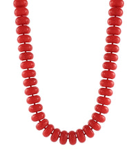GS MARBLE RONDELLE BEAD NECKLACE