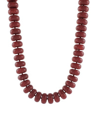 GS MARBLE RONDELLE BEAD NECKLACE