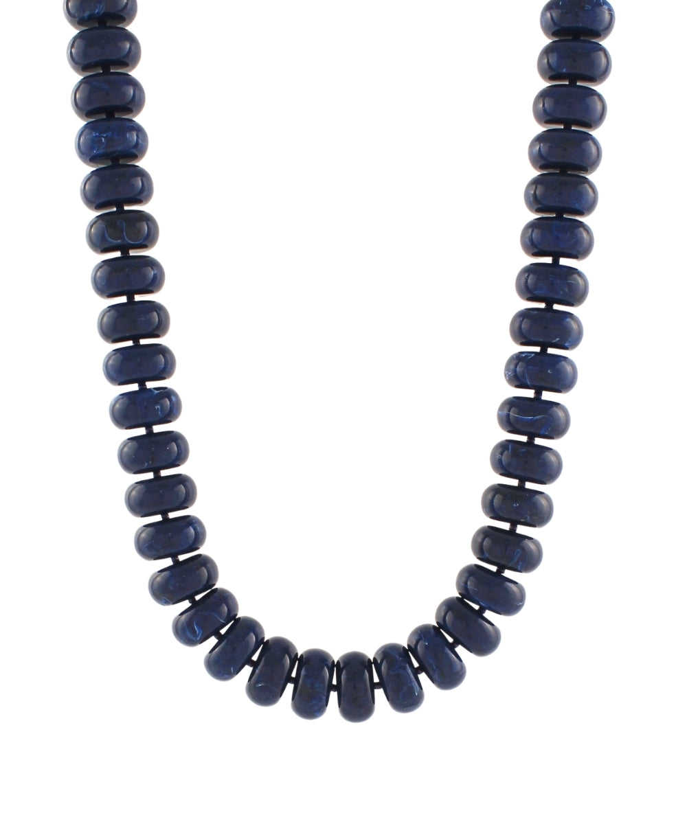 GS MARBLE RONDELLE BEAD NECKLACE