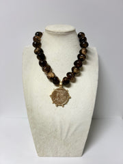 YOCHI ANTIQUE BEAD WITH COIN