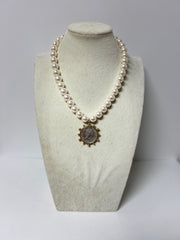 YOCHI PEARL PENDANT NECKLACE