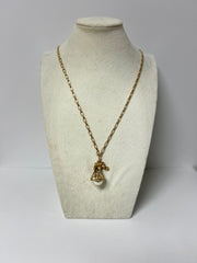 YOCHI LONG CHAIN WITH ELEPHANT NECKLACE