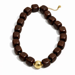 SAHIRA PEBBLES BEADED NECKLACE