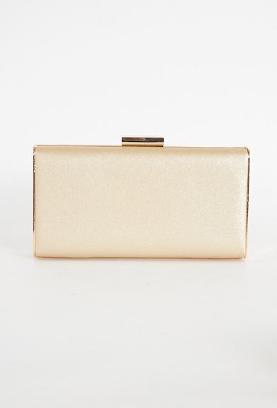 OLGA BERG PRECIOUS METALLIC CLUTCH
