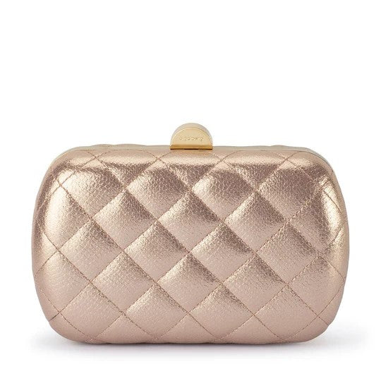 OLGA BERG ZOEY QUILTED CLUTCH