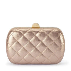 OLGA BERG ZOEY QUILTED CLUTCH