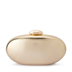 OLGA BERG YUZU OVAL CLUTCH