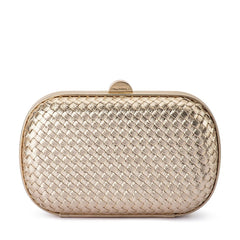 OLGA BERG ELLA WOVEN CLUTCH