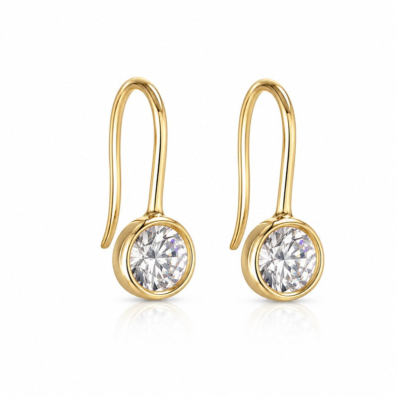SAHIRA LYLA BEZEL EARRINGS
