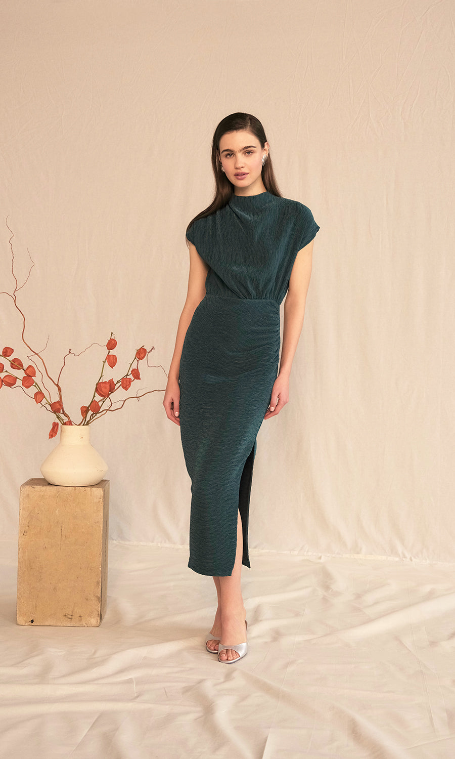 SAYLOR DELMARA MIDI DRESS