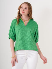 EMILY MCCARTHY POPPY TOP SHORT SLEEVE