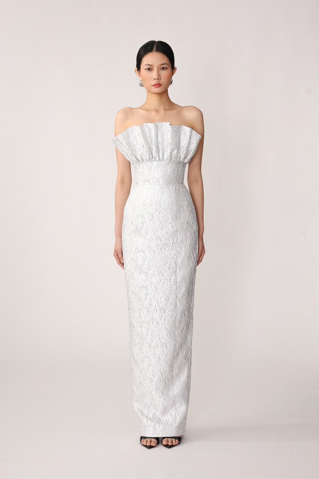 SAU LEE NOAH JACQUARD GOWN