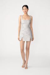 SAU LEE AIDAN TWEED DRESS